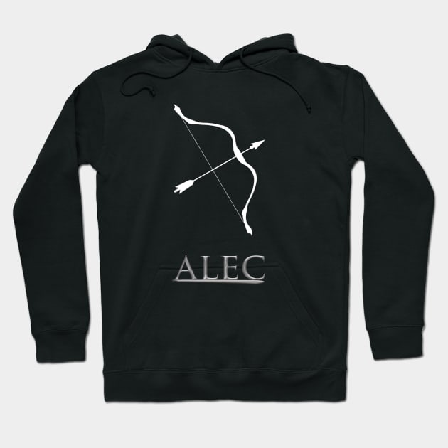 Shadowhunters / The Mortal Instruments - Alec Lightwood bow and arrow / Matthew Daddario - Parabatai gift idea Hoodie by Vane22april